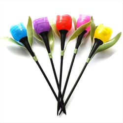 10PCS Outdoor Led Solar Light Tulip Flower Lamp For Yard Outdoor