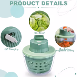 2-in-1 electric vegetable scraper dishwasher and scraper