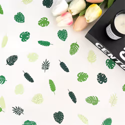 500Pcs Monstera Paper Leaf Plants Summer Confetti Decor