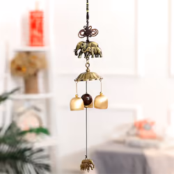 Mascot , metal wind chime pendant