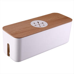 Wooden Cable Storage Box Power Cord Storage Box A