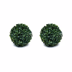 2 Pcs Artificial Plant Topiary Ball Garden Spheres Topiary Plant S