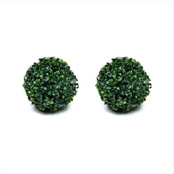 2 Pcs Artificial Plant Topiary Ball Garden Spheres Topiary Plant S