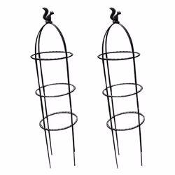 Climbing Plant Obelisk Trellis, Garden Trellis 2pcs(C)