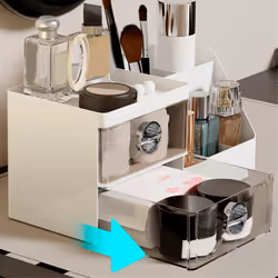 Makeup Organizer with Clear Drawers, for Vanity, Large Capacity