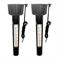 Pack of 2 Outside Garden Pond Floating Water Thermometers 0-50?