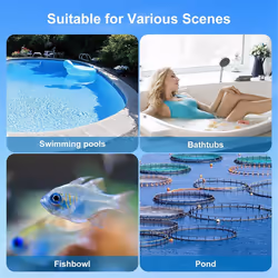 Pack of 2 Outside Garden Pond Floating Water Thermometers 0-50?
