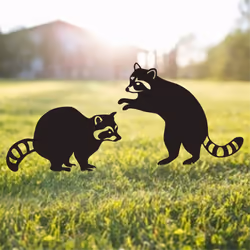 Metal Animal Garden Statues Stakes,Outdoor Animal Statues