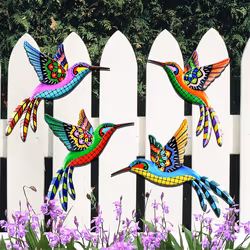 Outdoor Metal Wall Art - Bird Wall Decor - for Garden Fence