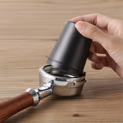 Black 58mm Coffee Dosing Cup Stainless Steel Coffee Cup
