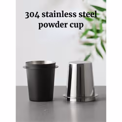 Silver 58mm Coffee Dosing Cup Stainless Steel Coffee Cup