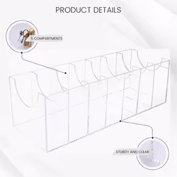 Belt Organizer, Acrylic Belt Storage Holder for The Closet