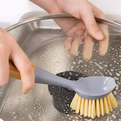 2 Pack Bamboo pot brush non-stick oil kitchen brush