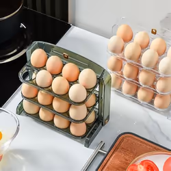 Flippable Egg Holder for Refrigerator