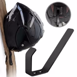 2PCS Motorcycle Helmet Holder Helmet Rack Wall Mount Helmet Display