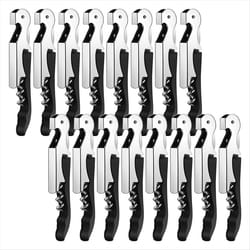 16 Pieces Wine Keys Opener Black Travel Corkscrew Wine Opener
