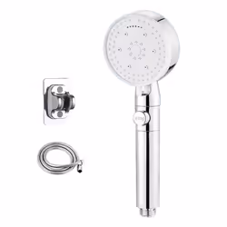 Shower with Handheld, High Pressure Showerhead with Long Hose,B