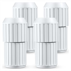 4 Pcs Pool Telescopic Pole White External Cam Pool Pole Parts