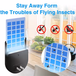 Flying Insect Trap Indoor Fly Trap,Catching Fruit Flies EU Plug
