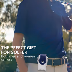 Gray + white Golf bag, portable mini golf protective bag