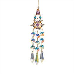 Crystal Suncatcher Outdoor Wind Chimes Garden Wind Music 3d B