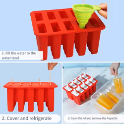 food grade homemade kitchen silicone popsicle mold