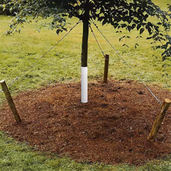 20pcs Corrugated Tree Guards Saplings Tree Trunk Protectors
