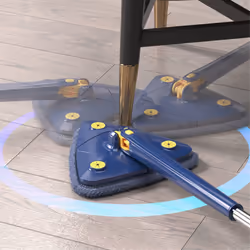 Telescopic Cleaning Mop Rotatable Microfiber Mop Home Cleaning Tool,A