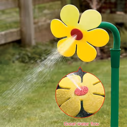 Watering Sprinkler Flower Shape Crazy Sprinkler White