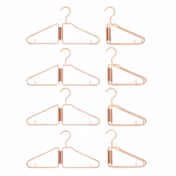 8Pcs Foldable Hangers, Plastic Foldable Hangers, ()