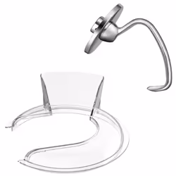 Pouring Shield K45DH Dough Hook for 4.5-5QT Mixer Bowl