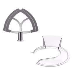 Pouring Shield Flex Edge Beater Paddle for 4.5-5QT Mixer