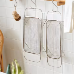 Stainless Steel Retractable Drain Basket Home Storage Basket L