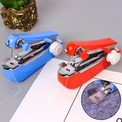 Home Handheld Sewing Machine Protable Travel Clothes Fabrics