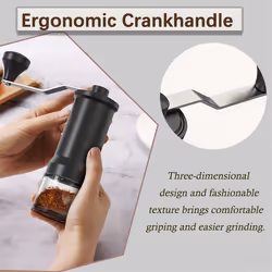 Manual Coffee Grinder, Ceramic Burr Coffee Grinder Manual Adjustable