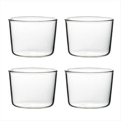 Clear Glass Dessert Bowl Set Dipping Dish Condiment Bowl