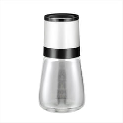 Manual Salt Pepper Grinder Transparent Grinder Kitchen Gadgets White