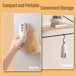 Rechargeable Bag Sealer, with Magnetic, Portable Bag Sealer Heat Seal