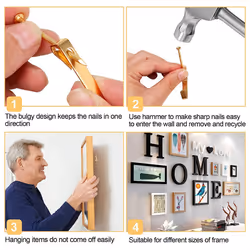 184 Pieces Picture Hanging Kit, 20lb, 30lb, and 50lb Picture Hangers