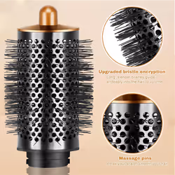 Large Round Volumizing Brush for Hair Dryer,Rose Red