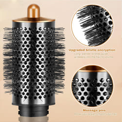 Large Round Volumizing Brush for Hair Dryer,Rose Red