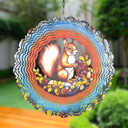Metal Reflective Wind Spinners Outdoor Garden Decor
