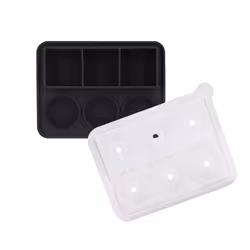 Ice-Cube Tray Combo,Square & Ball Ice Molds, Slow Melting for Whiskey