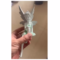 Crafts, Flower Fairy Garden Ornaments, Turek Sitting Fairy Statue
