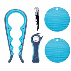 5-in-1 bottle opener 4-in-1 multi-purpose can opener set