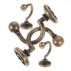 30PCS Curtain Accessories for Home Metal Curtains Decor Metal Hook