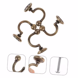 30PCS Curtain Accessories for Home Metal Curtains Decor Metal Hook