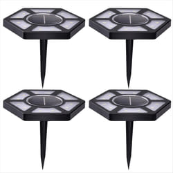 4PCS Outdoor Garden Solar Outdoor Ground Lights with 12 LED Light