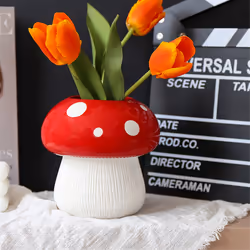 Mushroom Vase Decoration Hydroponic Flower Arrangement Decoration