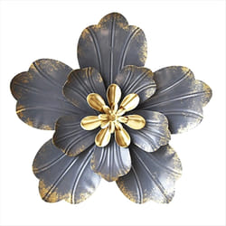 Metal Flower Wall Art DÃ©cor,Rustic Modern Floral Sculpture